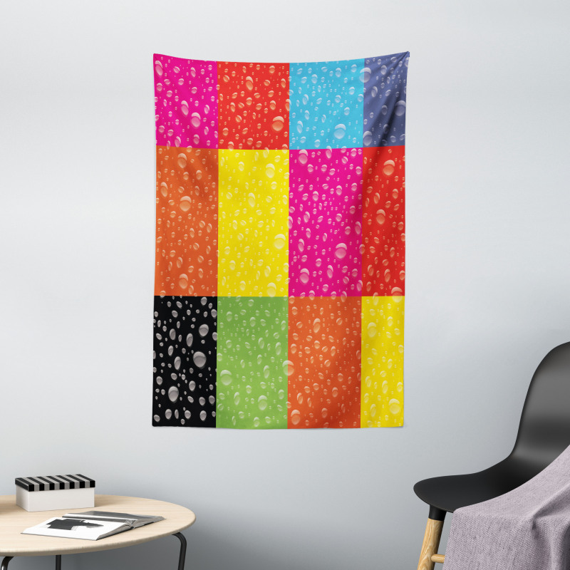 Vibrant Rainbow Colors Tapestry