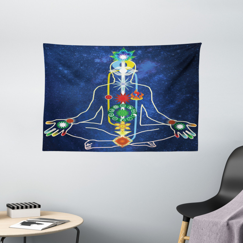 Scheme Power Body Person Wide Tapestry