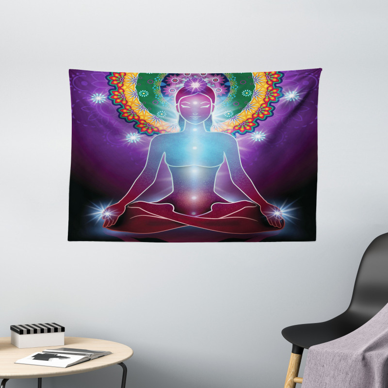 Inner Peace Mystic Energy Wide Tapestry