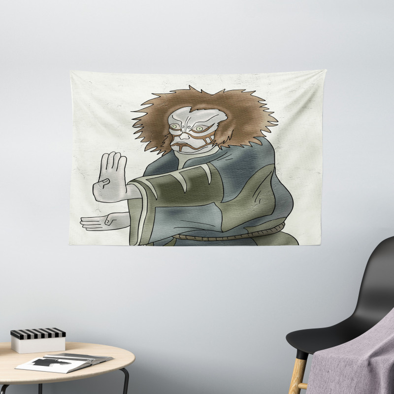Theater Character Wide Tapestry