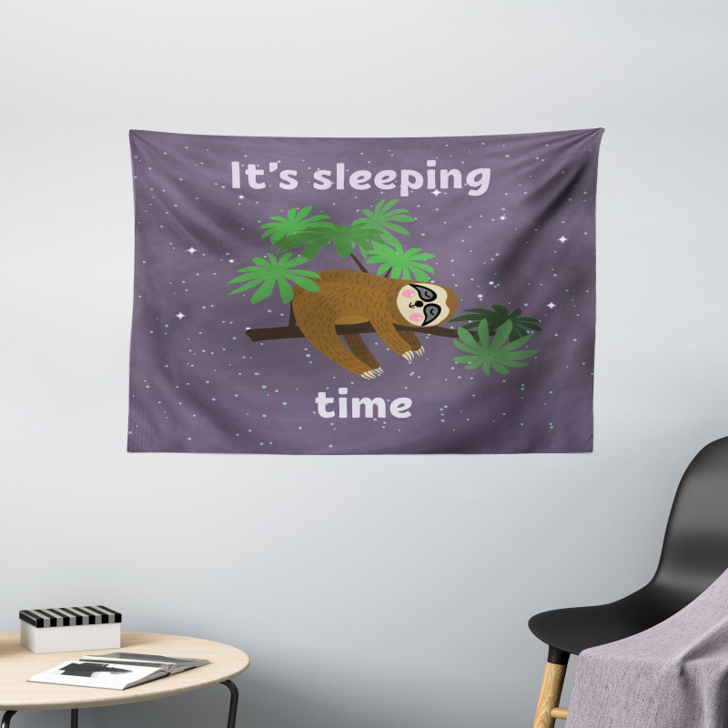Cartoon Character Wide Tapestry