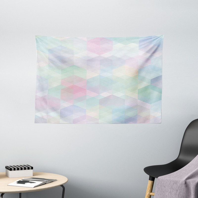 Hexagonal Soft Wide Tapestry