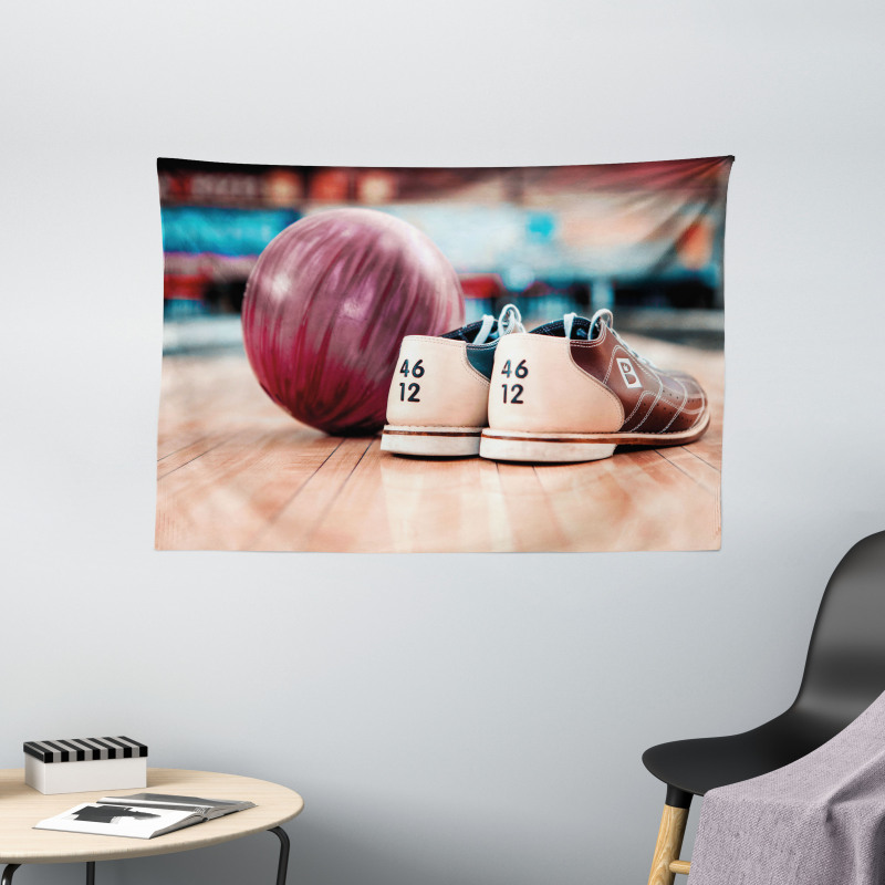 Shoes Purple Ball Wide Tapestry