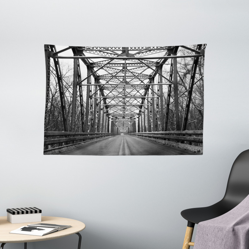 Modern Bridge Wide Tapestry