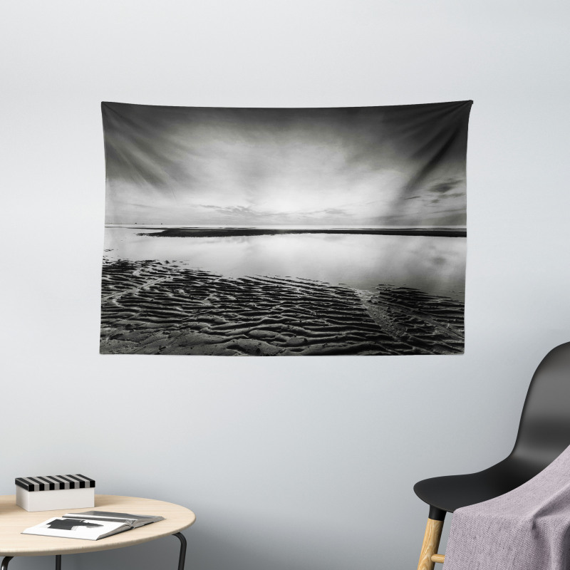 Idyllic Sunrise Wide Tapestry