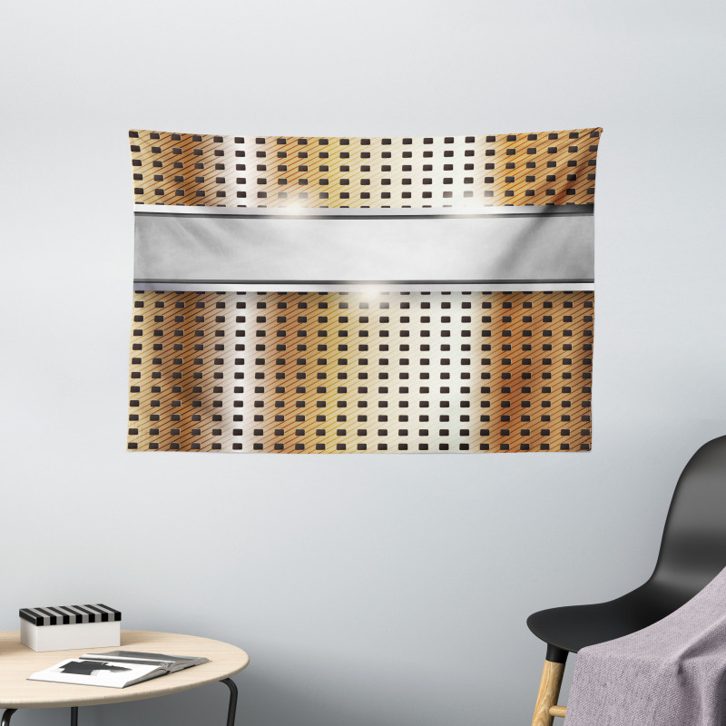 High Tech Theme Image Wide Tapestry