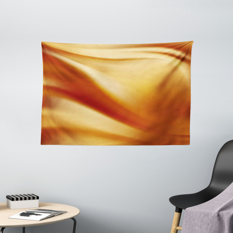 Wavy Color Curves Wide Tapestry