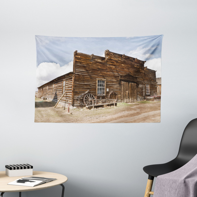 Ghost Town Wide Tapestry