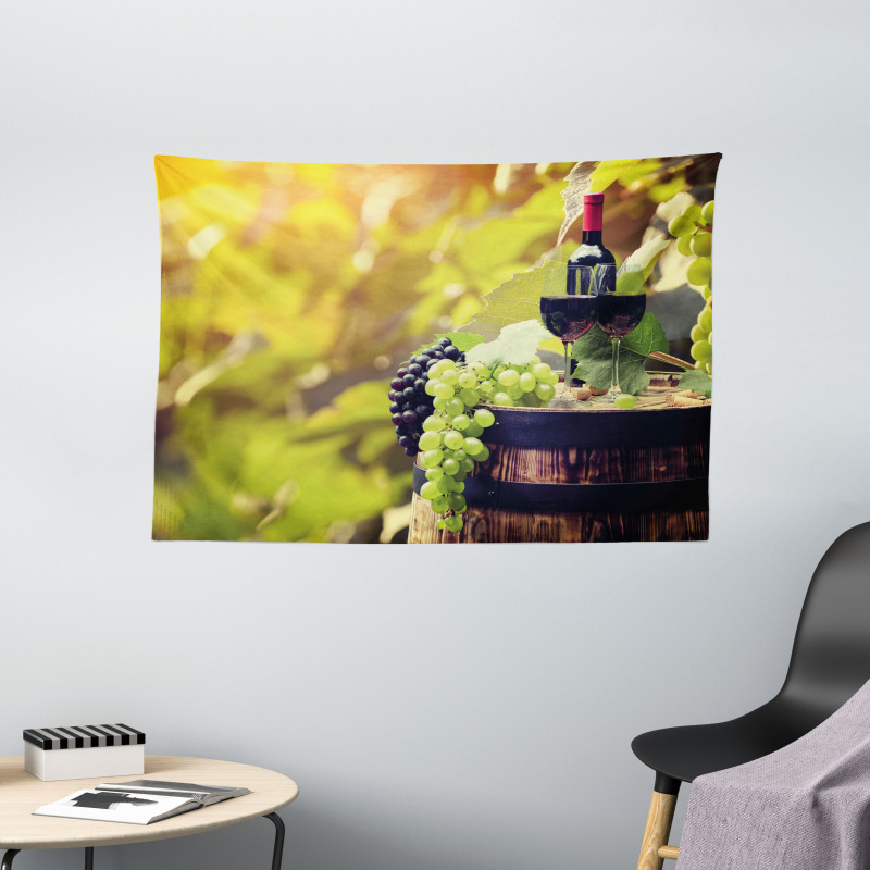 Agriculture Country Drink Wide Tapestry