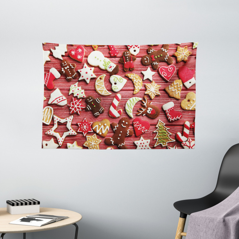 Sugary Treats Wide Tapestry