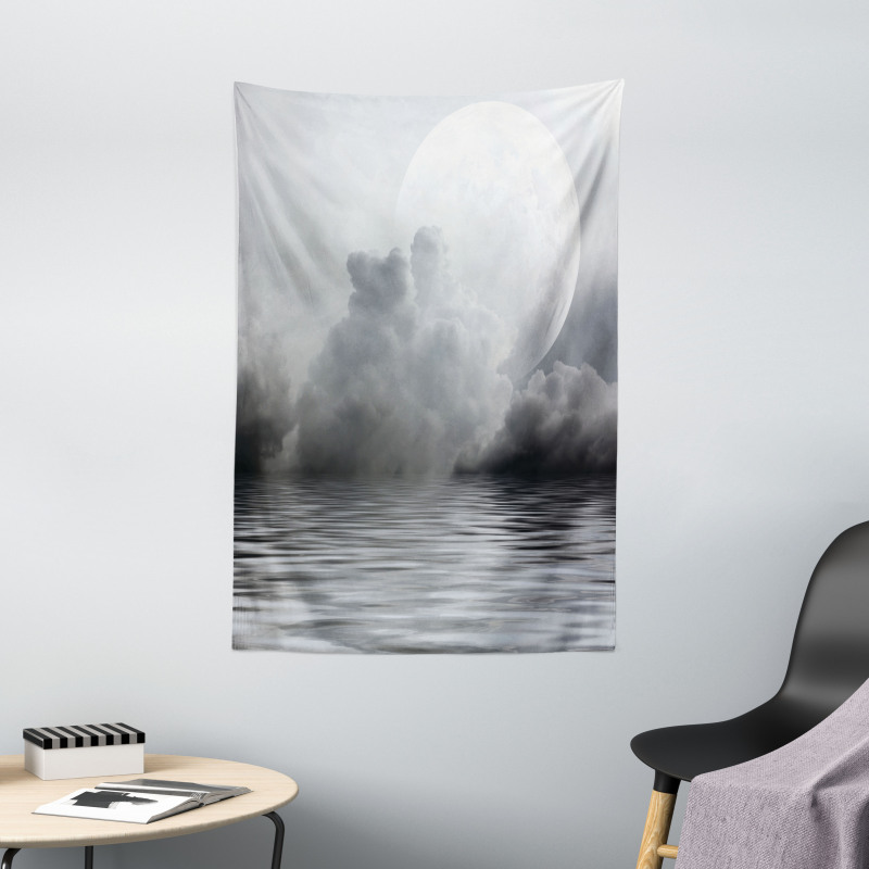 Calm Water and Twilight Sky Tapestry