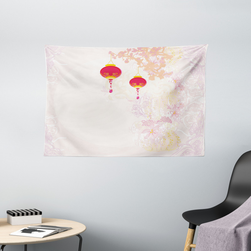 Chinese New Year Wide Tapestry