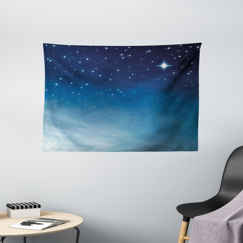 Ombre Sky Universe Cosmos Wide Tapestry