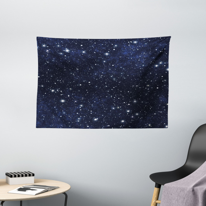 Vivid Celestial Sky View Wide Tapestry