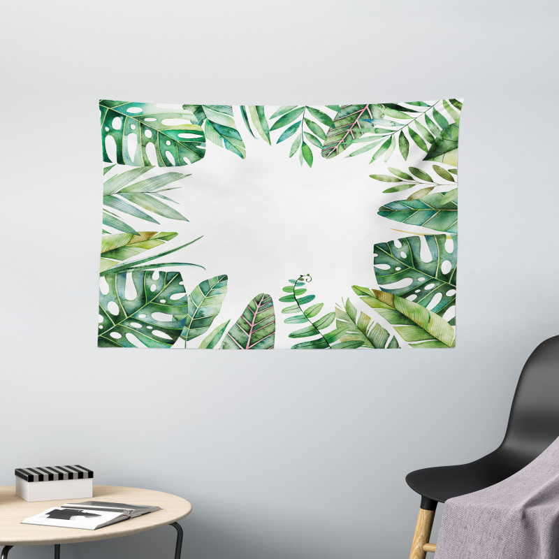 Jungle Themed Picture Wide Tapestry