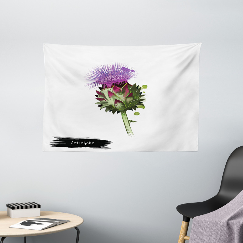 Blooming Botanic Food Wide Tapestry