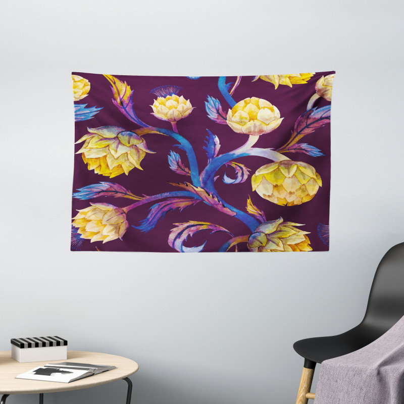 Vibrant Colored Vegan Wide Tapestry