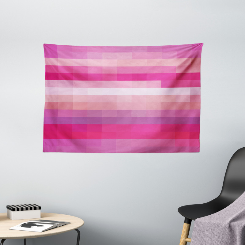 Abstract Vibrant Wide Tapestry