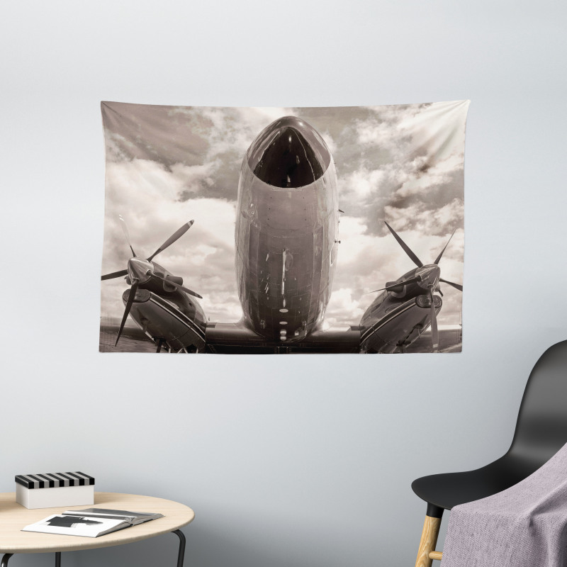 Turboprop Nose Wide Tapestry