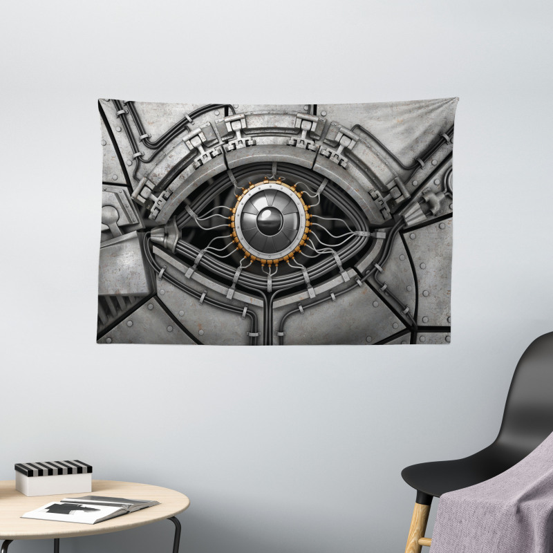 Robot Eye Wires Technology Wide Tapestry