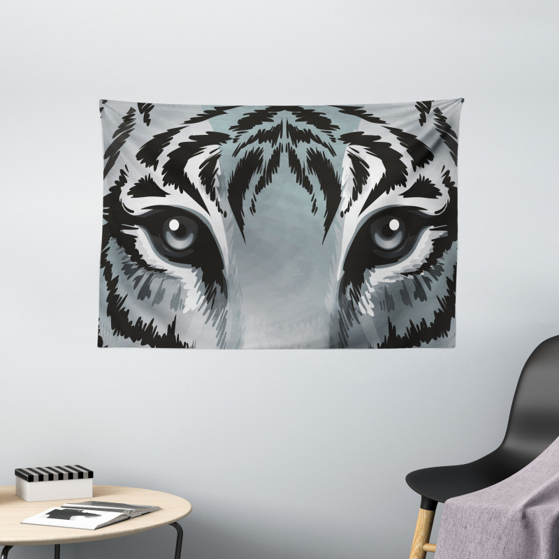 Tiger Sharp Eyes Wildlife Wide Tapestry