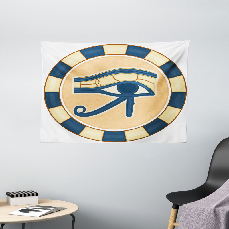 Egyptian Shape Wide Tapestry