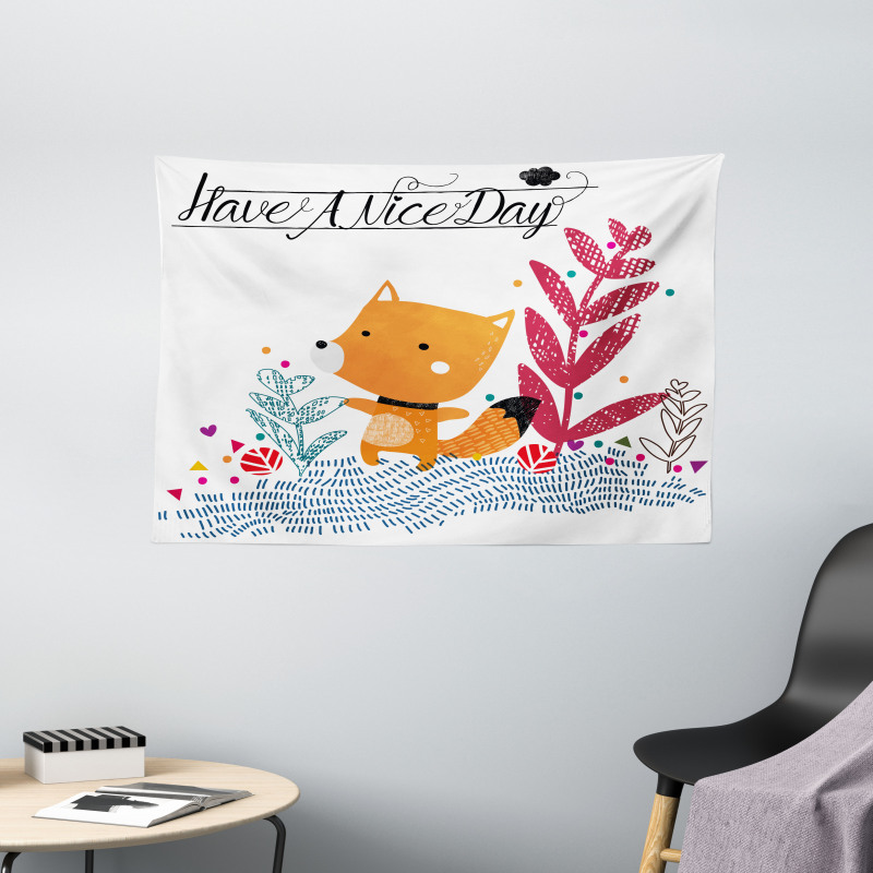Character Geometric Wide Tapestry
