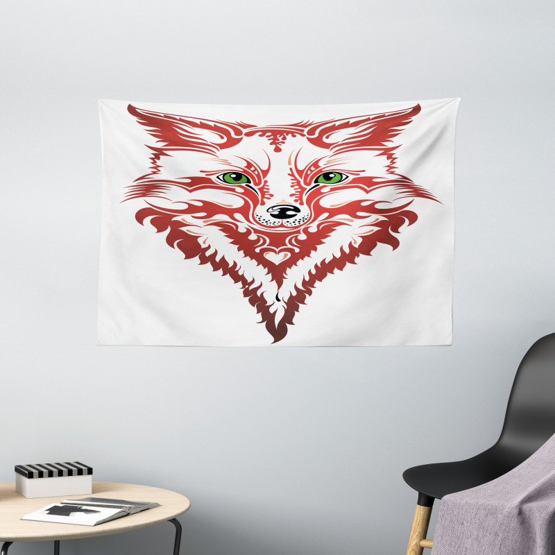 Patterned Animal Wide Tapestry