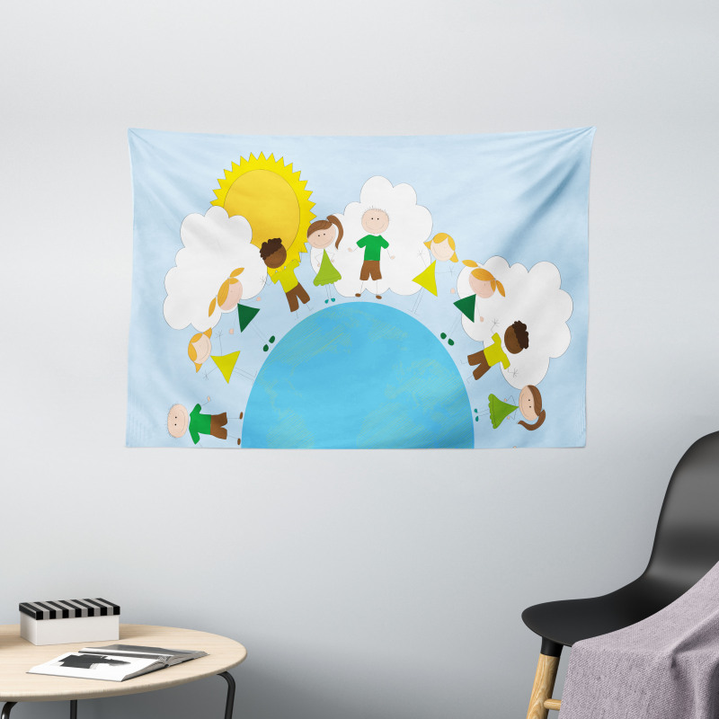 Smiling Kids on Planet Wide Tapestry