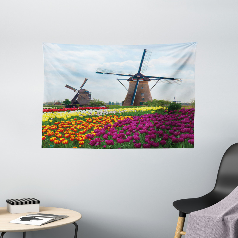 Farm Country Plants Wide Tapestry