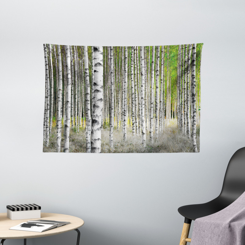 Late Summer Foliage Wide Tapestry