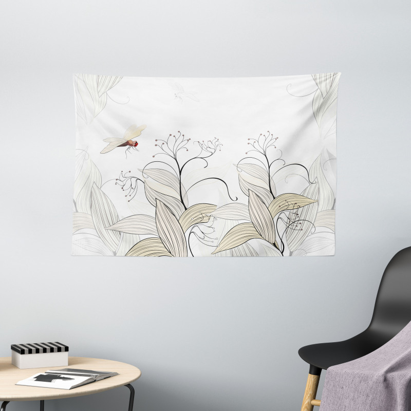Nature Branches Lake Wide Tapestry