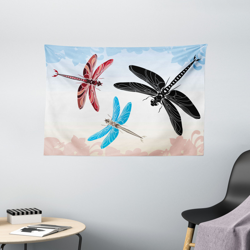 Exotic Animal Wing Wide Tapestry