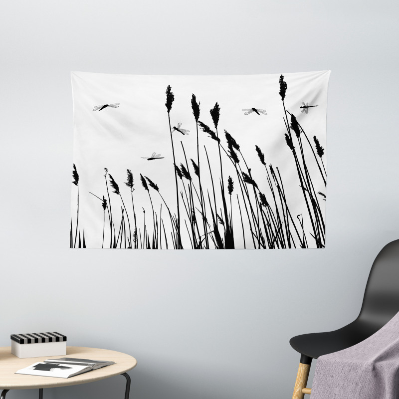 Wheat Field Autumn Wide Tapestry