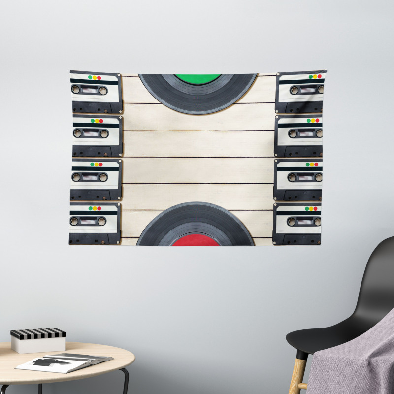 Audio Cassettes Records Wide Tapestry