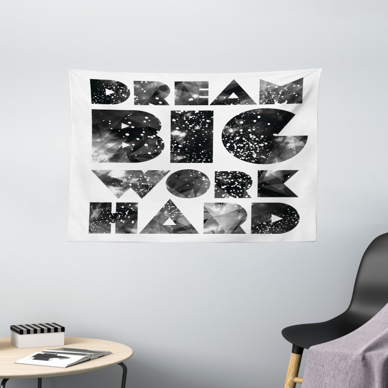 Words with Galaxy Stars Wide Tapestry