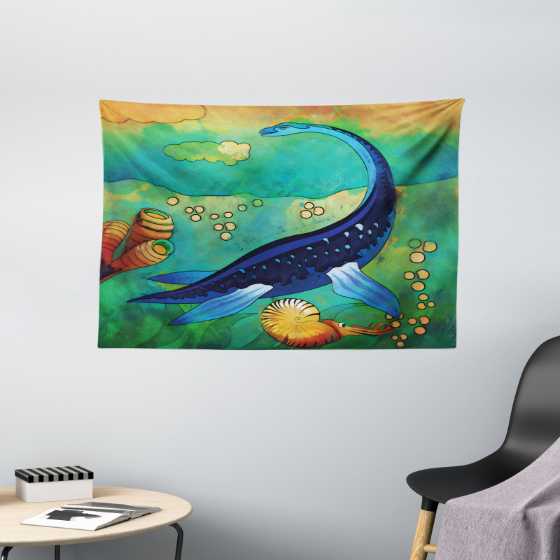 Sea Creature Wide Tapestry