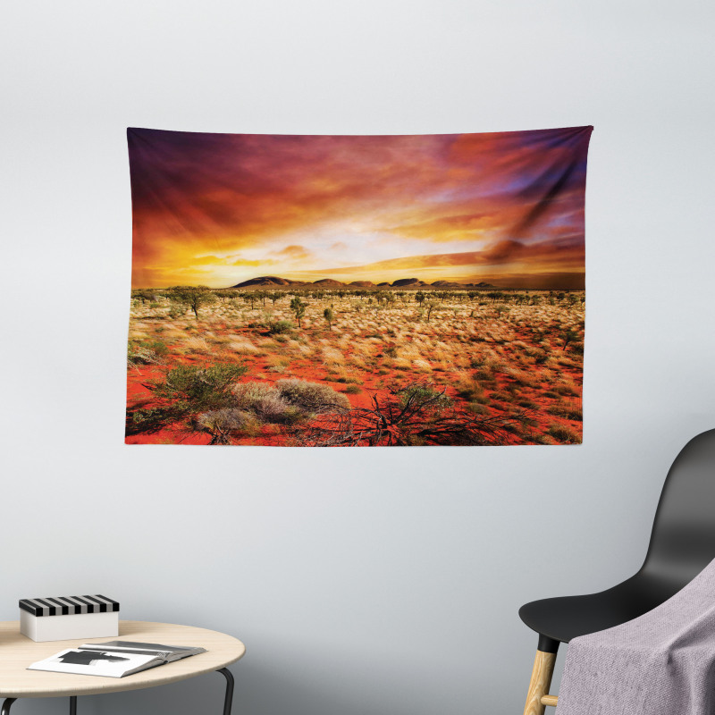 Sunset Central Australia Wide Tapestry