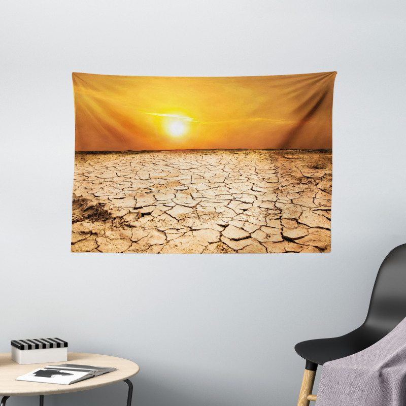 Drought Arid Country Wide Tapestry