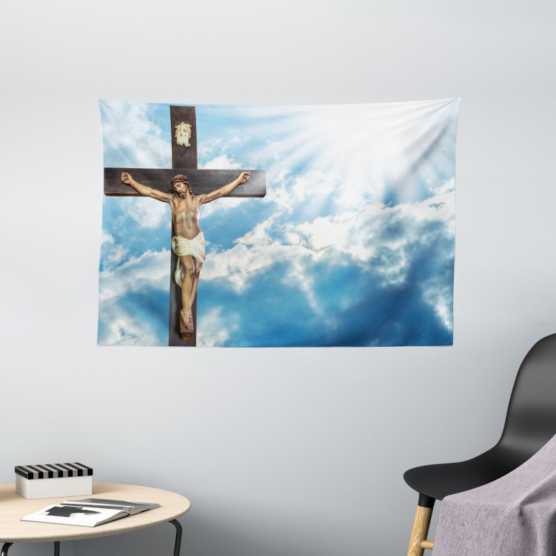 un Rays Celestial Paradise Wide Tapestry