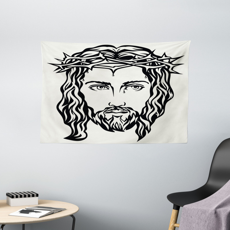 Crown of Thorns Wide Tapestry