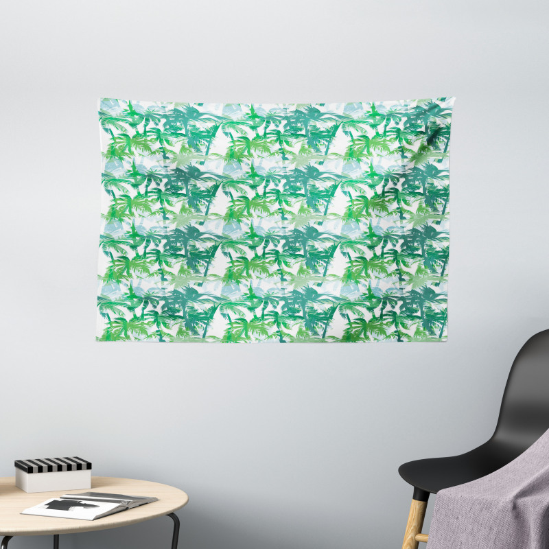 Exotic Fantasy Jungle Wide Tapestry