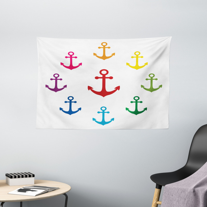 Colorful Marine Wide Tapestry