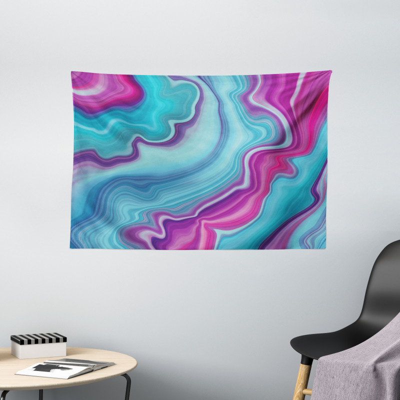 Abstract Color Formation Wide Tapestry