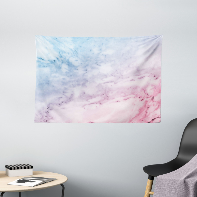 Pastel Cloudy Antique Wide Tapestry