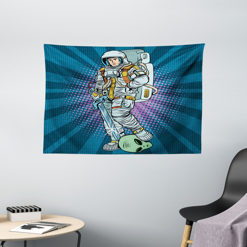 Galaxy Design Wide Tapestry