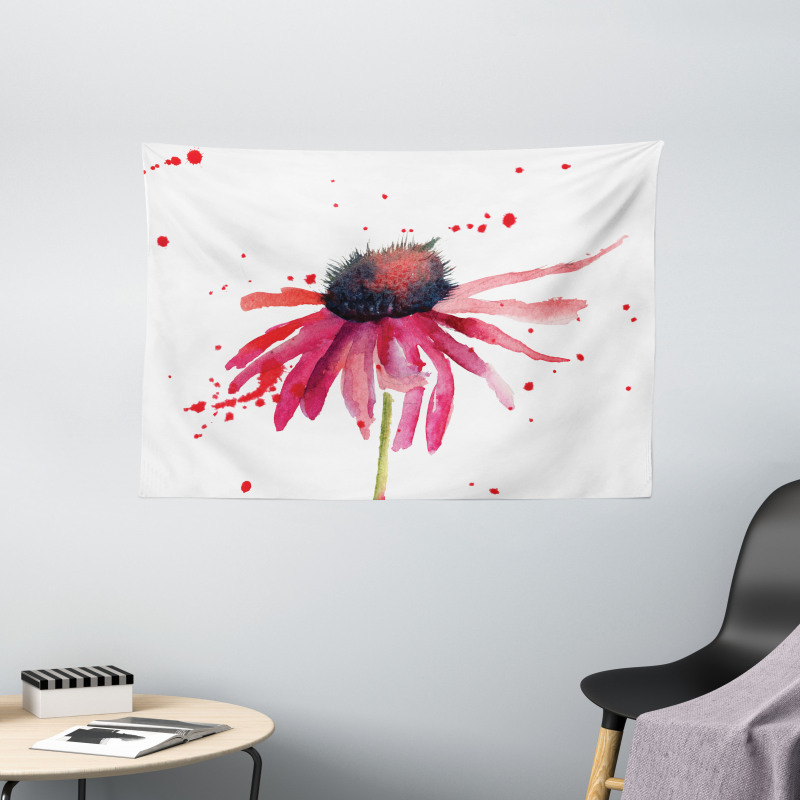 Summer Wildflower Wide Tapestry