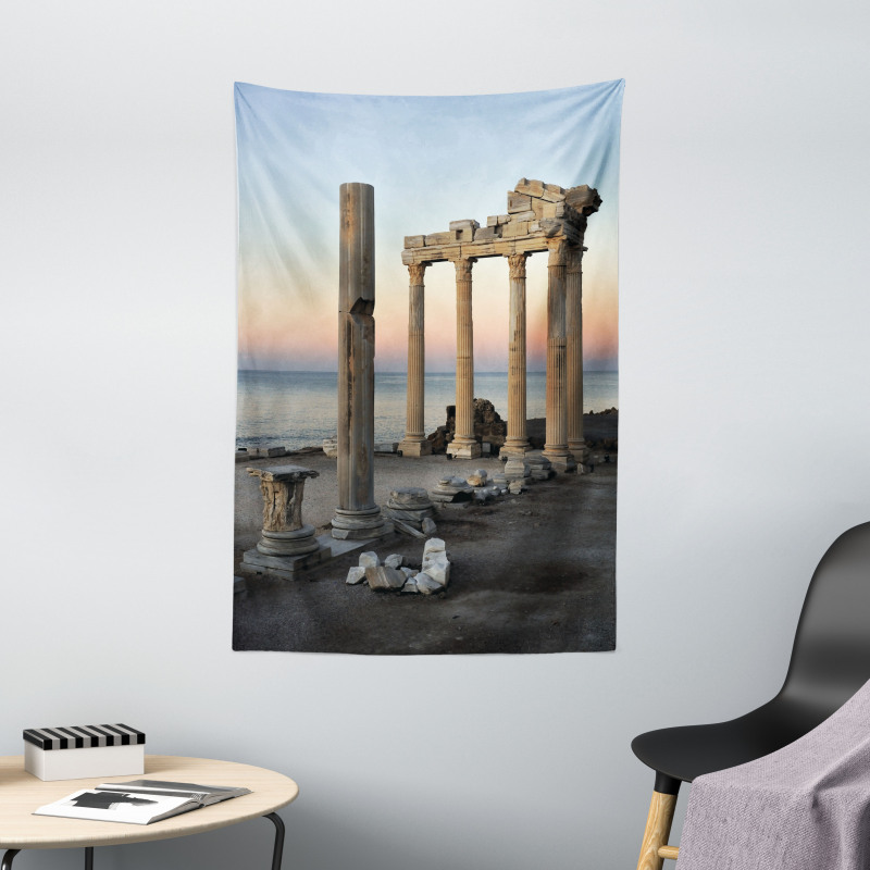 Greece Pillars Tapestry