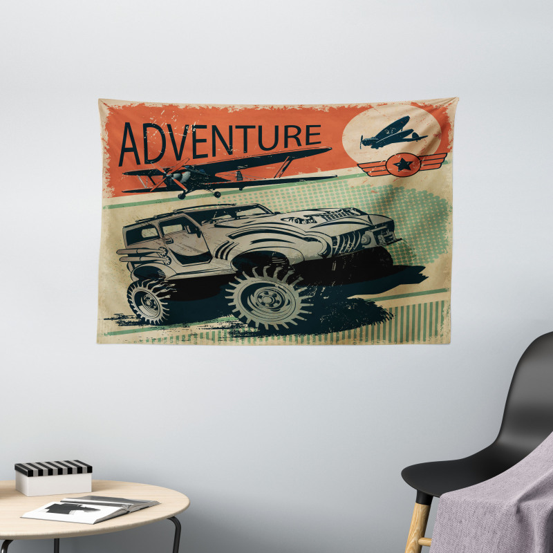 Strong Vehicle Planes Wide Tapestry