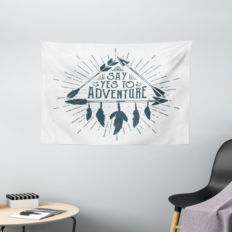 Frame Arrows Wide Tapestry